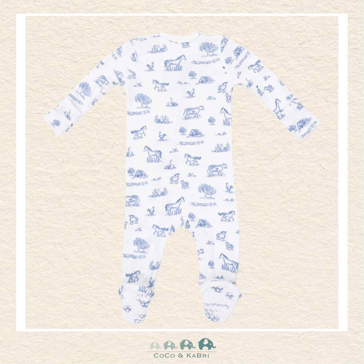 Angel Dear: Farm Friends - 2 Way Zipper Footie