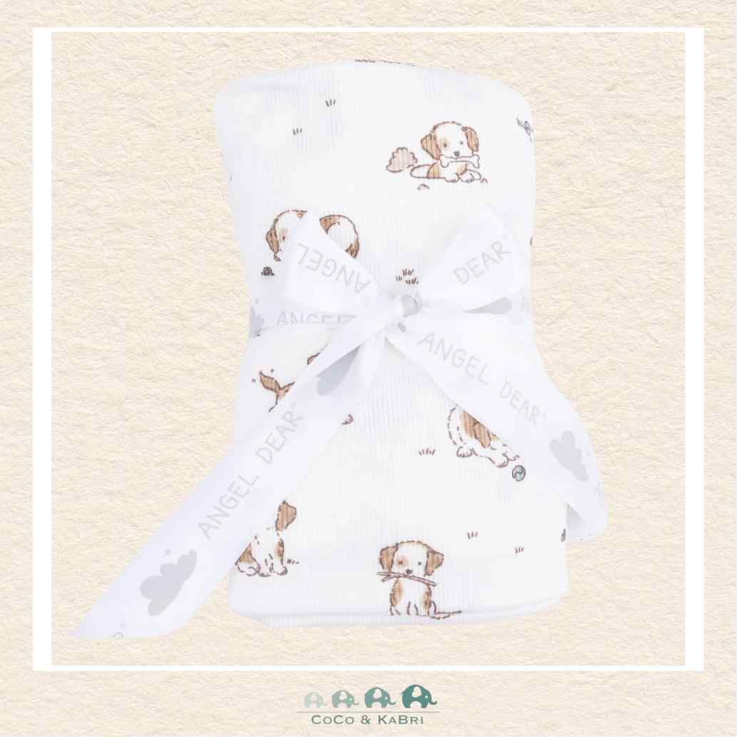 Angel Dear: Explorer Puppy Blue - Swaddle Blanket