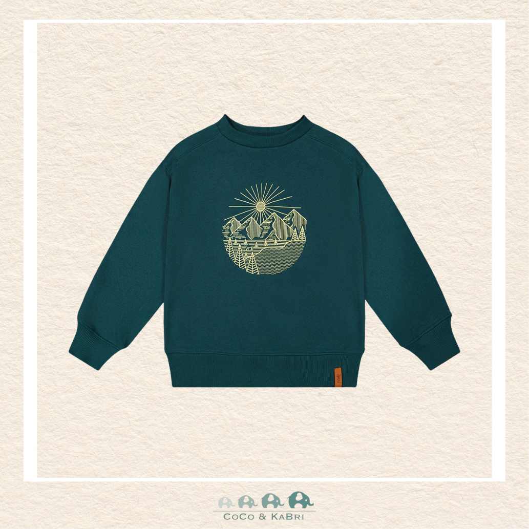 Deux par Deux: Green Fleece Sweatshirt