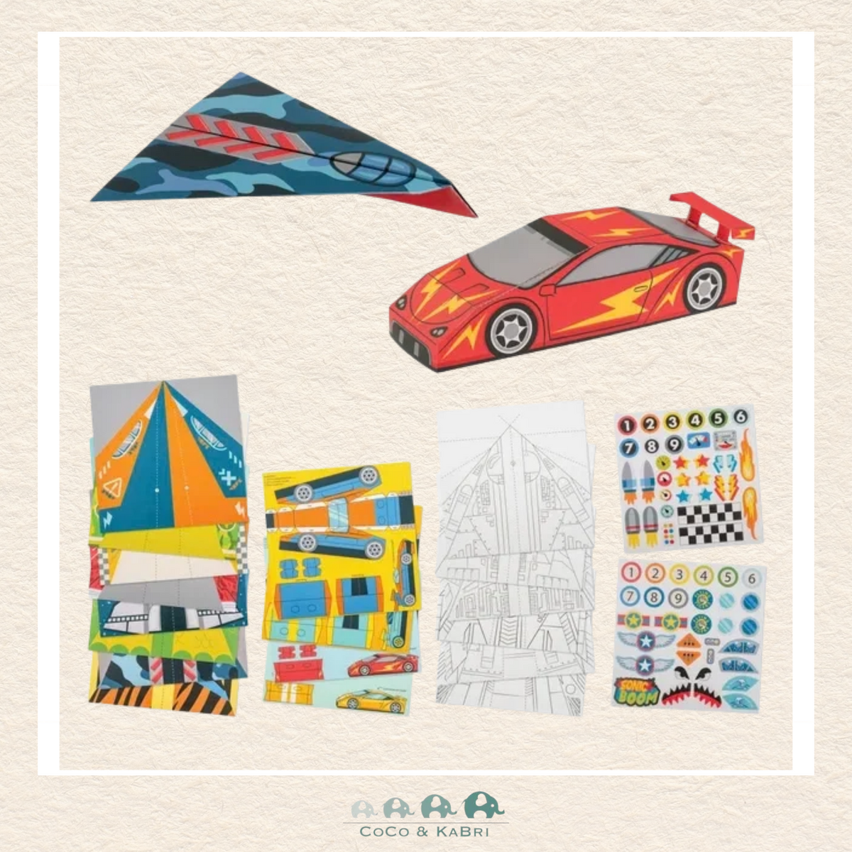 Stephen Joseph: Wings & Wheels Craft Kit