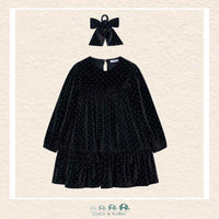 Mayoral: Girl Velvet Dress - Black