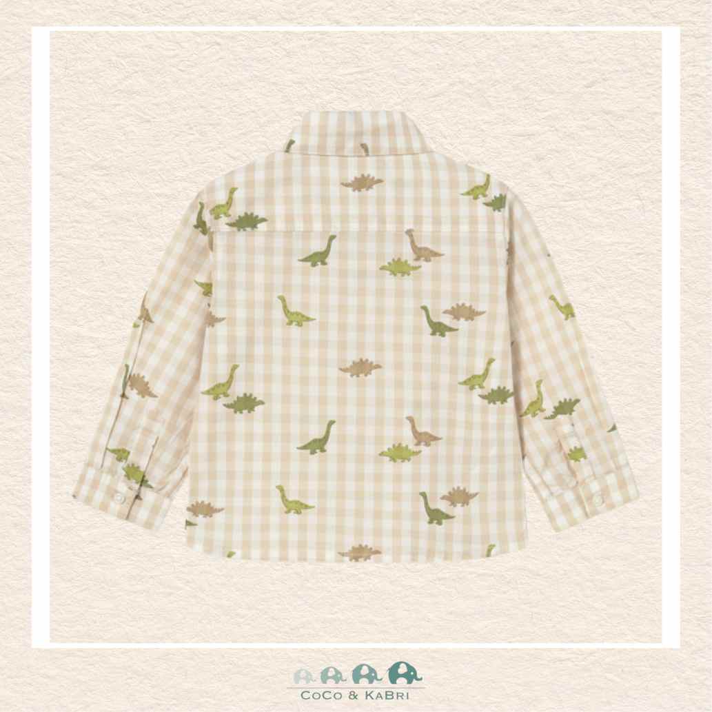 Mayoral: Baby Boy/ Toddler Button Up Dinosaur Shirt