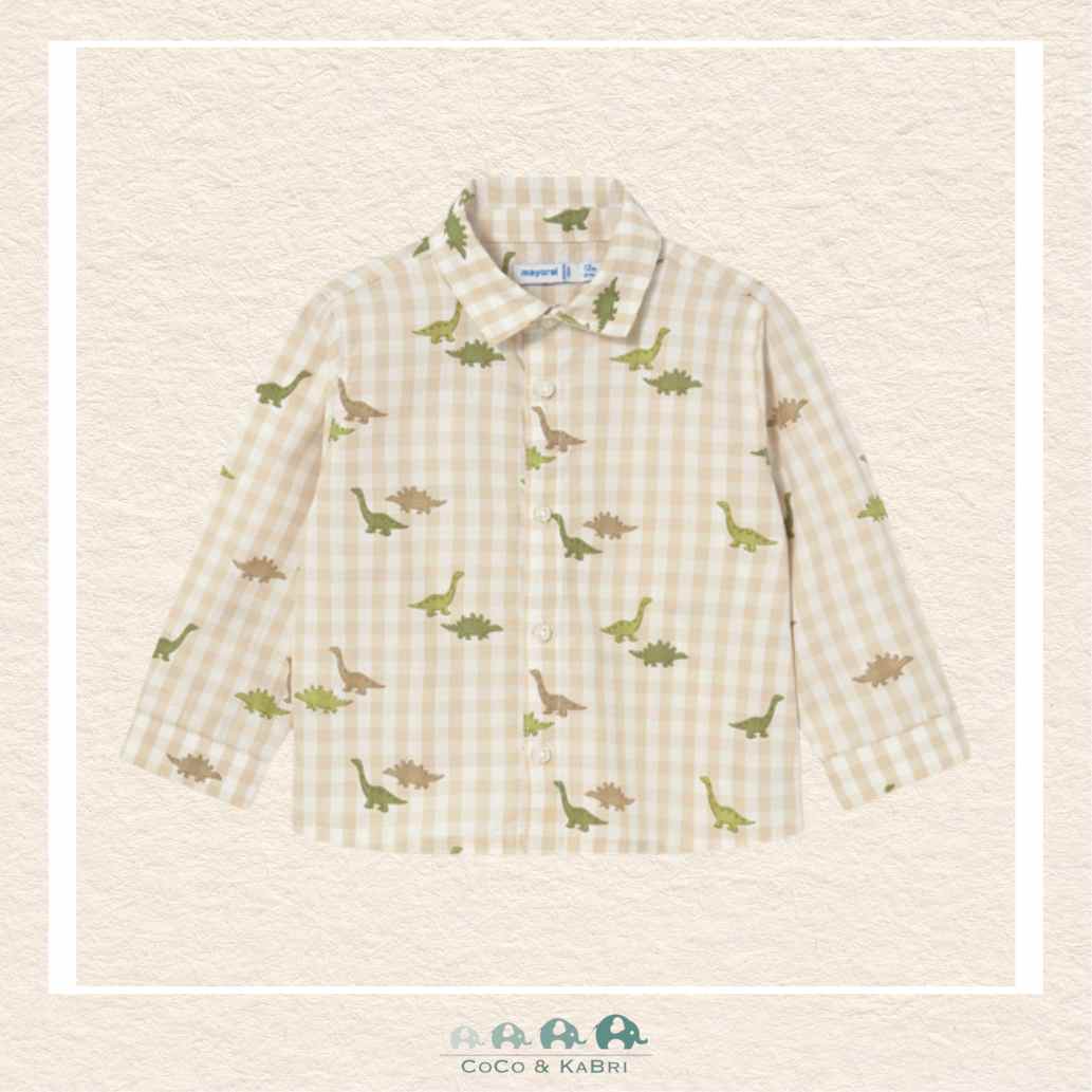 Mayoral: Baby Boy/ Toddler Button Up Dinosaur Shirt