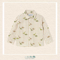 Mayoral: Baby Boy/ Toddler Button Up Dinosaur Shirt