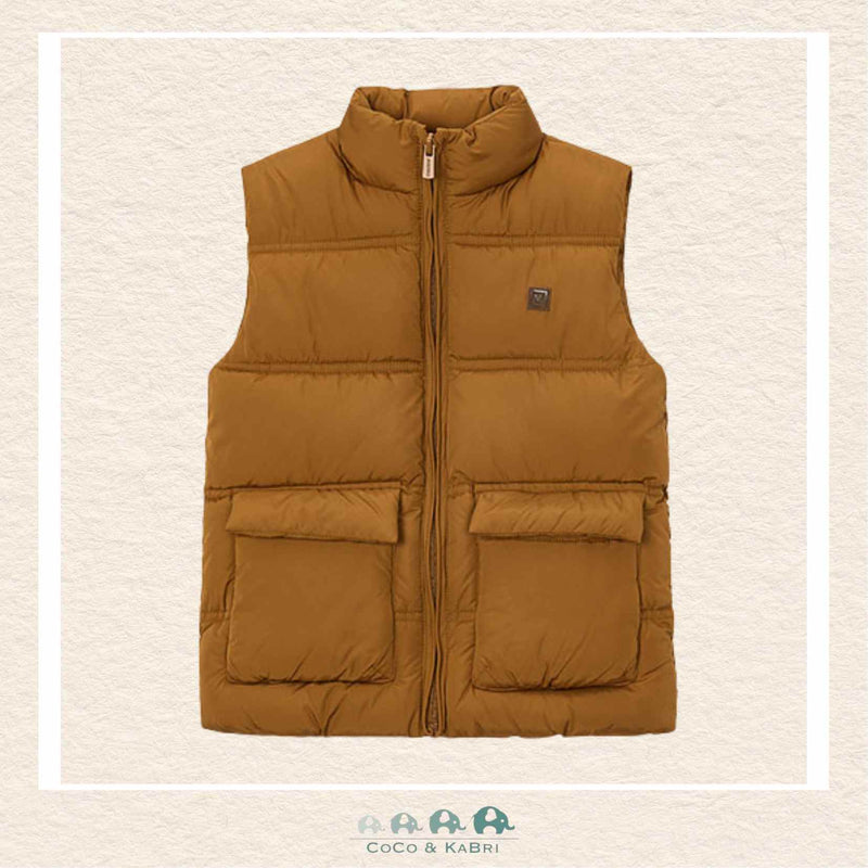 Mayoral Boys Puffer Vest - Mud