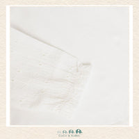 Minymo: Pointelle White Tshirt