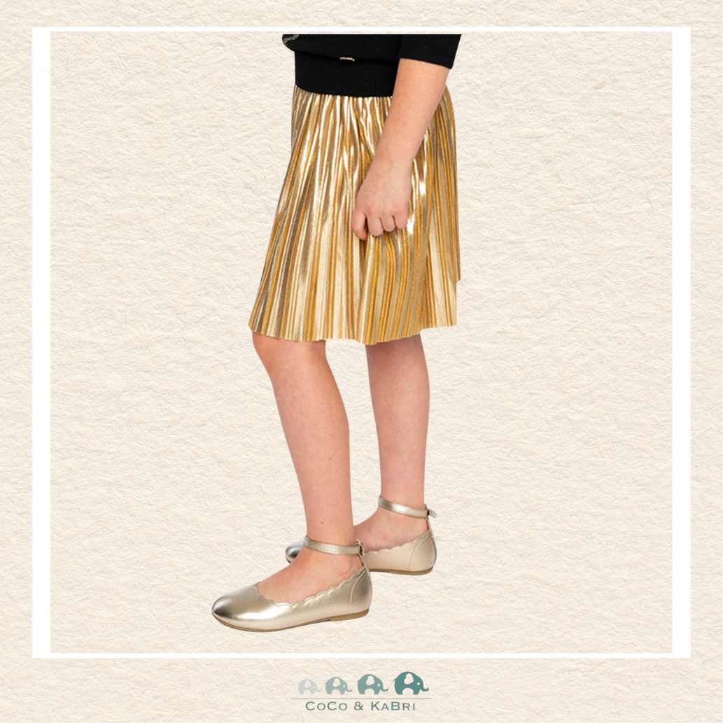 Deux Par Deux Gold Skirt