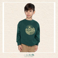 Deux par Deux: Green Fleece Sweatshirt