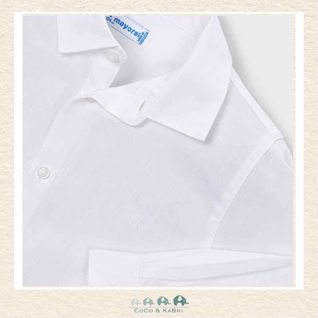 Mayoral Long Sleeve Dress Shirt - White