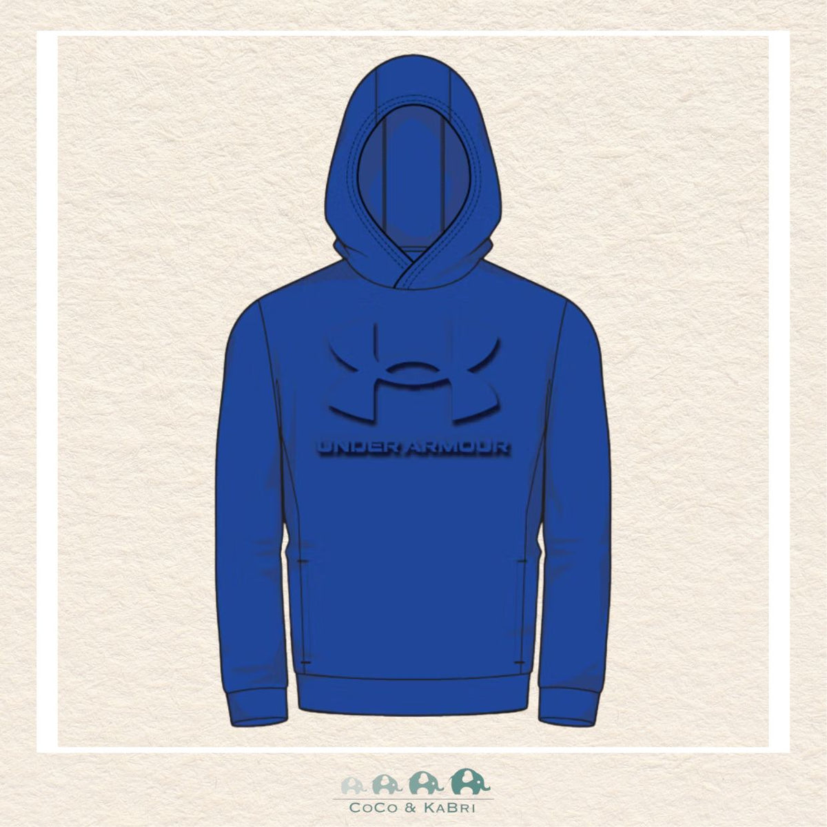 Under Armour Fleece Embossed Boys' Hoodie Royal