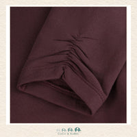 Close-up detail of the Minymo Sweat Leggings highlighting the soft-touch knit texture and the durable, flexible stitching at the hem
