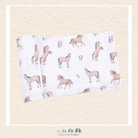 Angel Dear: I Love Horses - Swaddle Blanket