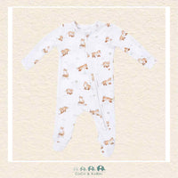 Angel Dear: Little Explorer Fox - 2 Way Zipper Footie