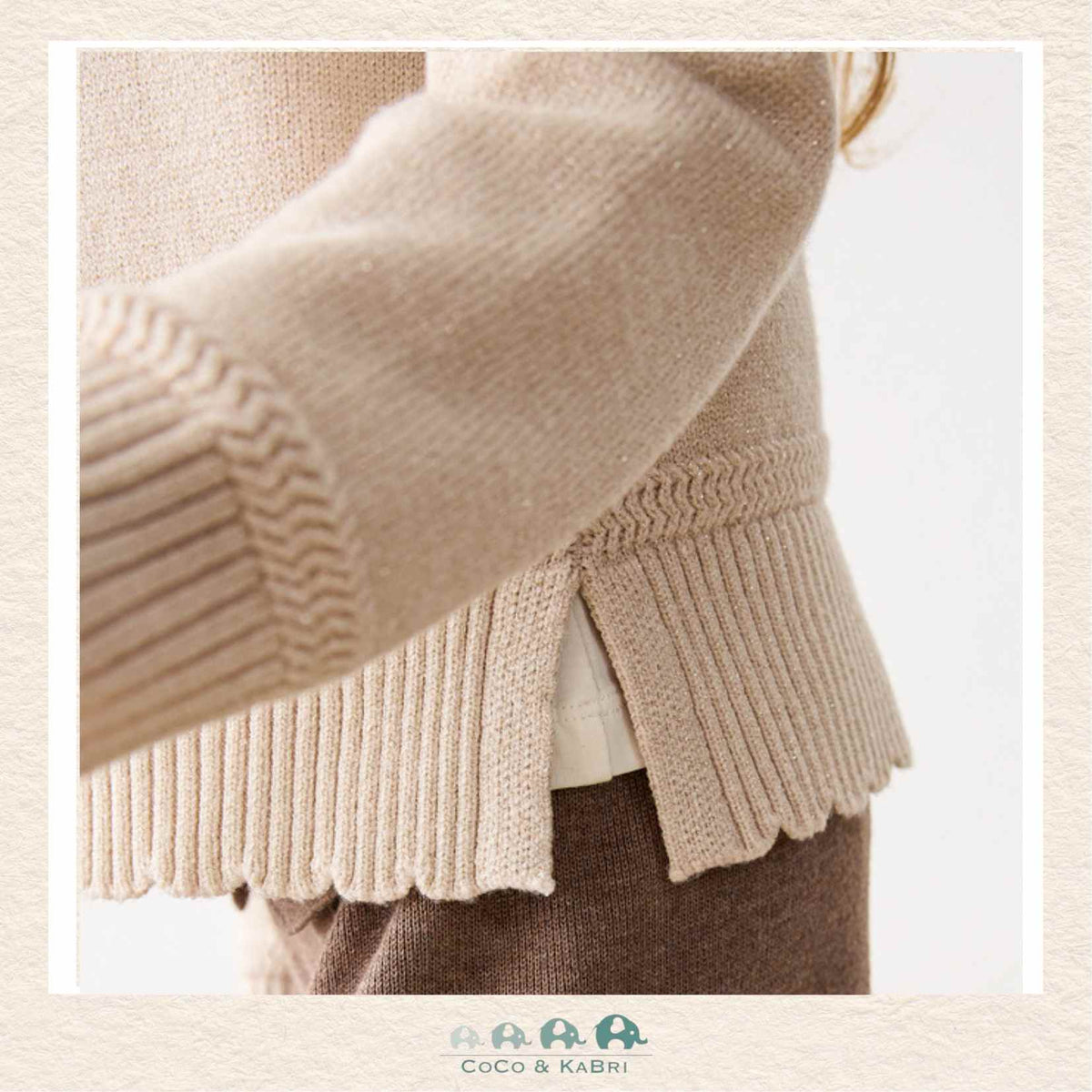 Mayoral: Girls Knitted Sweater - Beige