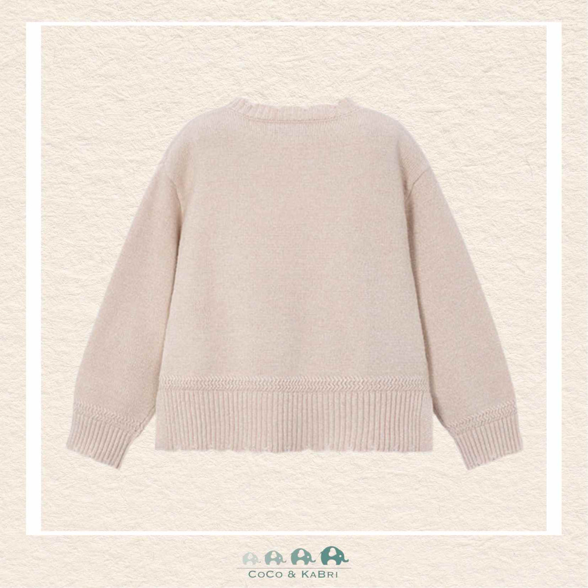 Mayoral: Girls Knitted Sweater - Beige