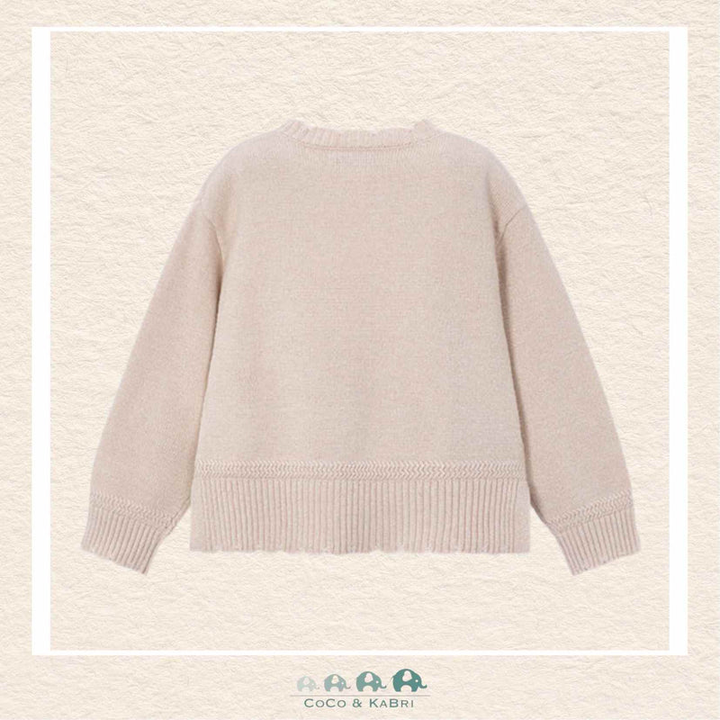 Mayoral: Girls Knitted Sweater - Beige