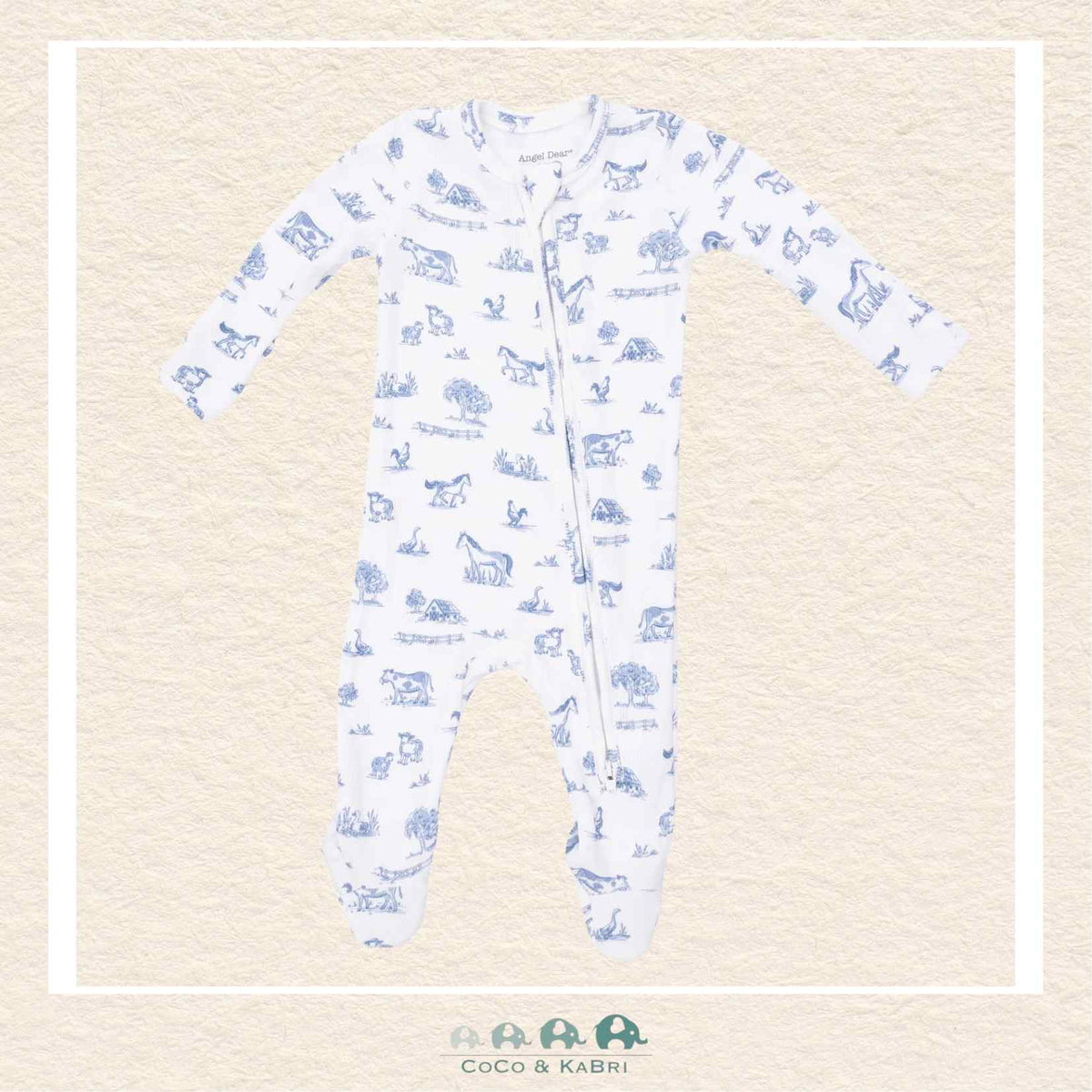 Angel Dear: Farm Friends - 2 Way Zipper Footie