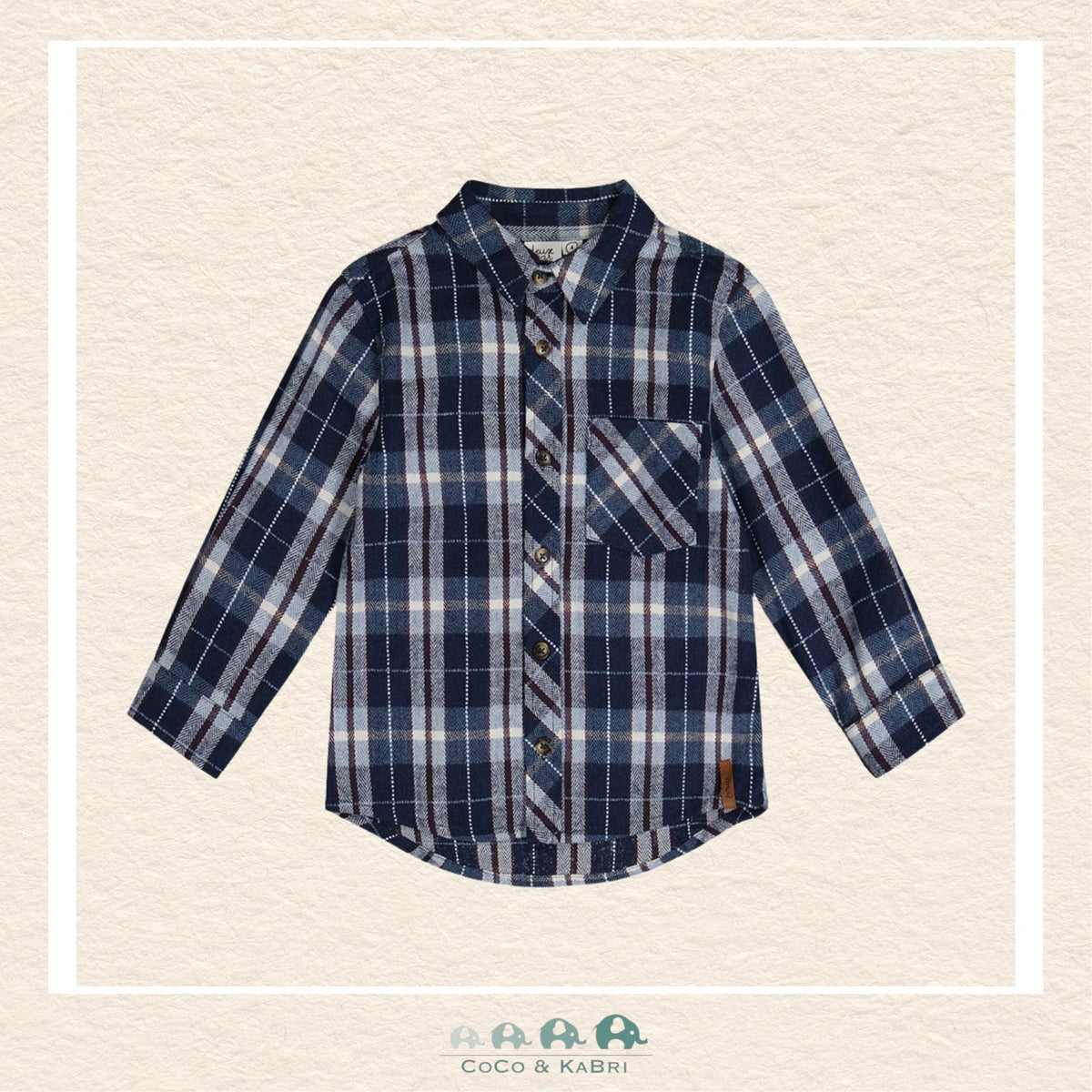 Deux Par Deux: Blue Plaid Shirt