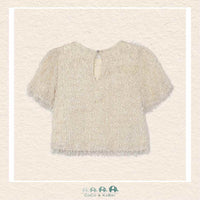 Mayoral: Youth Girls Fringed Top - Oat