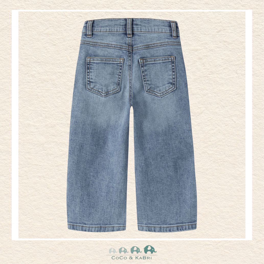 Name It: Girls Dark Wash Wide Leg Jeans