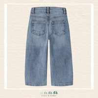 Name It: Girls Dark Wash Wide Leg Jeans