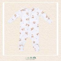 Angel Dear: Little Explorer Fox - 2 Way Zipper Footie