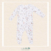 Angel Dear: Enchanted Woodland - 2 Way Ruffle Back Zipper Footie