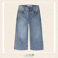 Name It: Girls Dark Wash Wide Leg Jeans