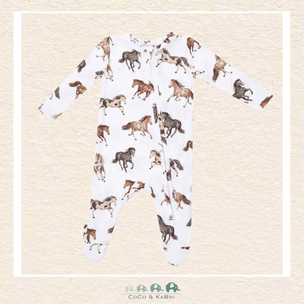 Angel Dear: Wild Horses - 2 Way Zipper Footie