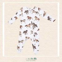 Angel Dear: Wild Horses - 2 Way Zipper Footie