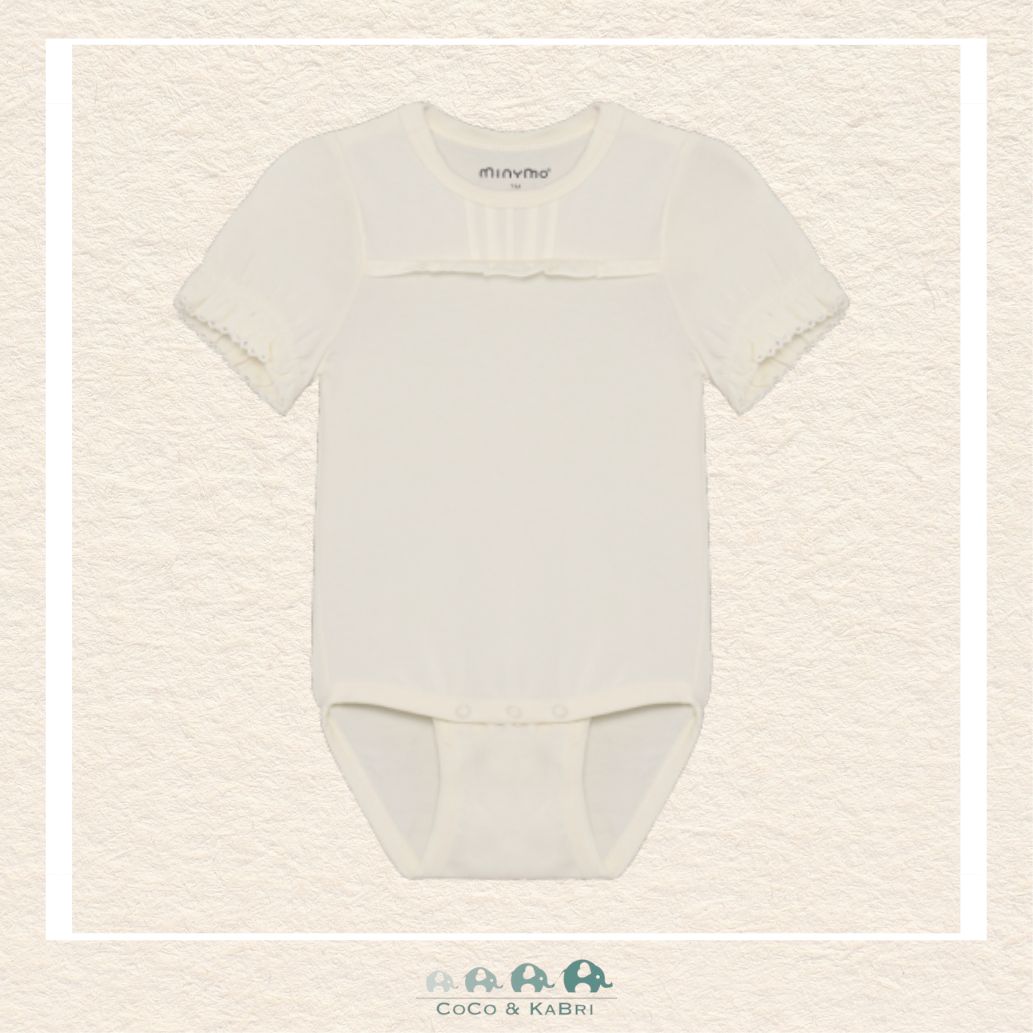 Minymo: White Diaper Shirt