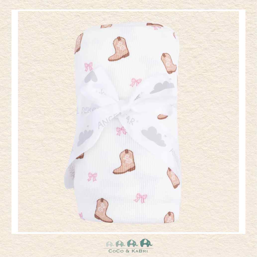 Angel Dear: Mini Cowgirl Boots - Swaddle Blanket