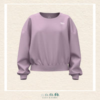 Under Armour Rival Fleece Youth Girls' Oversized Crew Mauve Pink