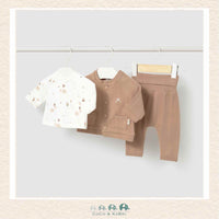 Mayoral Baby Girl 3 Piece Outfit (Brown Balloons)