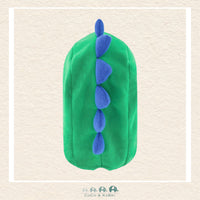Deux Par Deux: Oversized Dino Polar Balaclava For Ski Helmet Bright Green