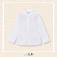 Mayoral Long Sleeve Dress Shirt - White