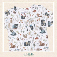 Angel Dear: Southern Woodland Animals Green - 2 Way Zipper Footie