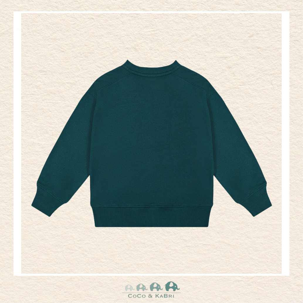Deux par Deux: Green Fleece Sweatshirt