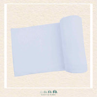Angel Dear: Solid Sheer Blue Rib - Swaddle Blanket