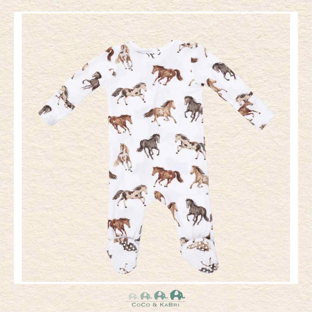 Angel Dear: Wild Horses - 2 Way Zipper Footie