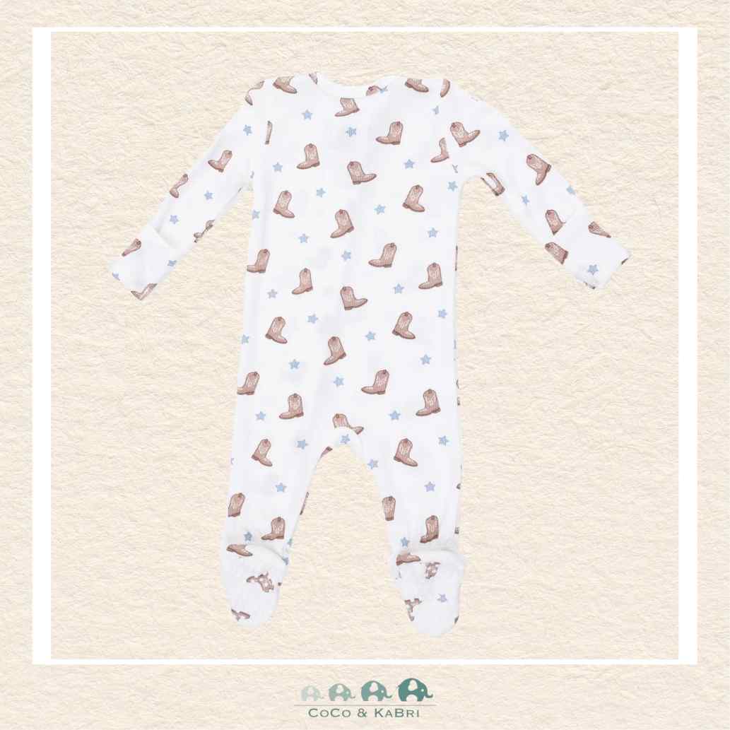 Angel Dear: Mini Cowboy Boots - 2 Way Zipper Footie