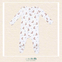 Angel Dear: Mini Cowboy Boots - 2 Way Zipper Footie