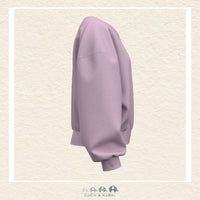 Under Armour Rival Fleece Youth Girls' Oversized Crew Mauve Pink