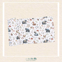 Angel Dear: Southern Woodland Animals Green - Swaddle Blanket
