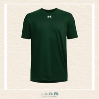 Under Armour: Youth Boys'  Tech Team Short Sleeve - Forest Green