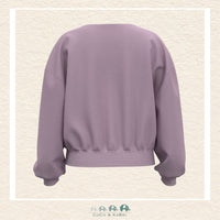 Under Armour Rival Fleece Youth Girls' Oversized Crew Mauve Pink