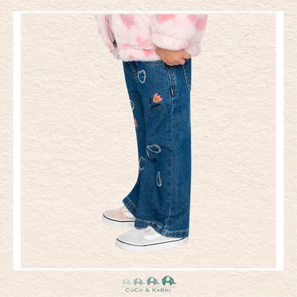 Deux Par Deux: Boot Leg Jeans with Embroidrey