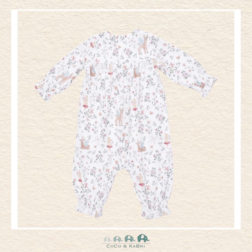 Angel Dear: Enchanted Woodland - Smocked Long Sleeve Romper