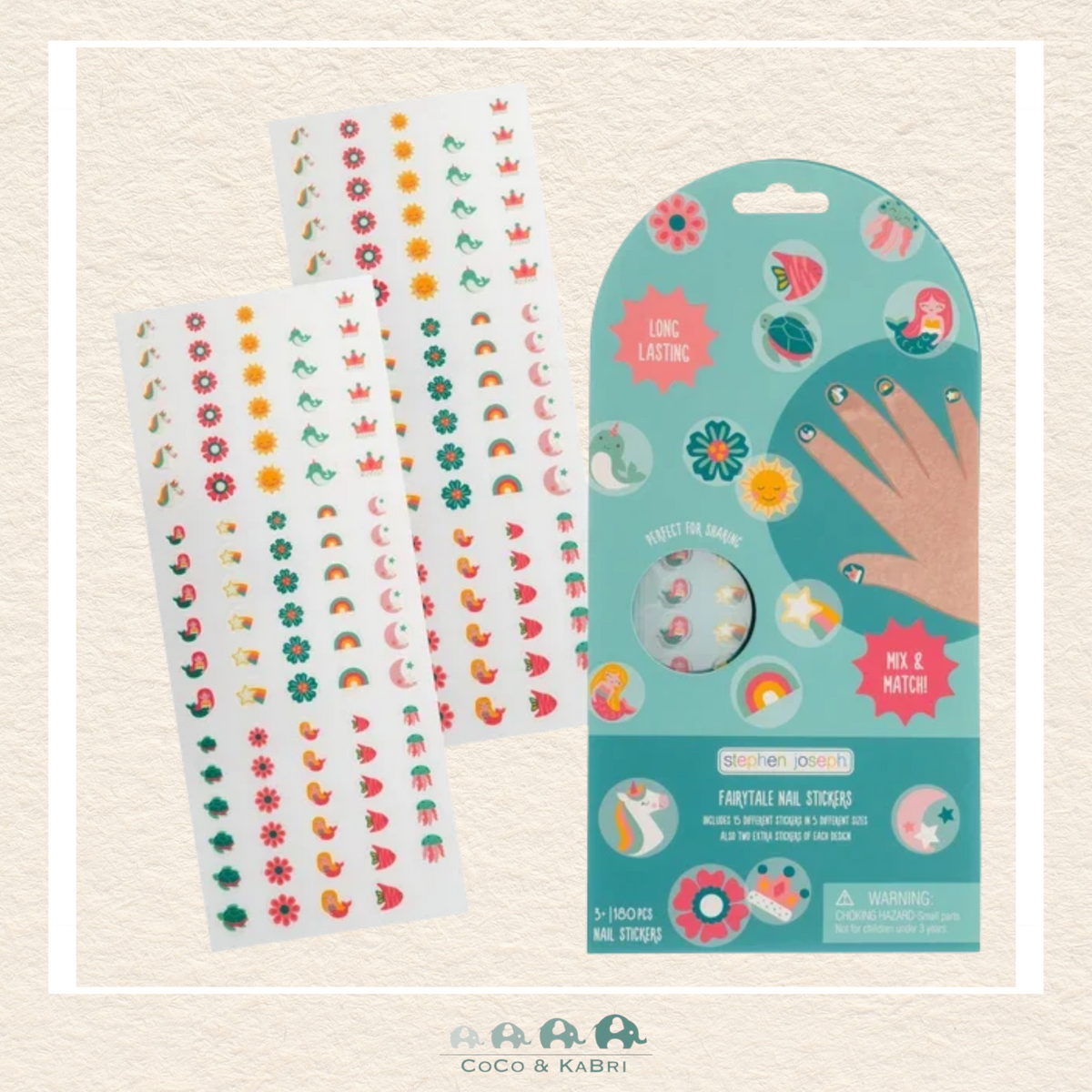Stephen Joseph: Clear Nail Stickers - Fairytale