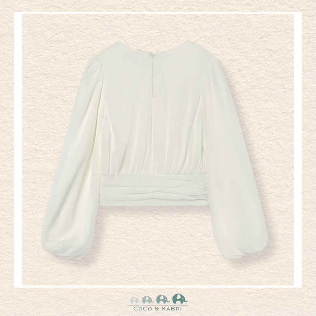 Mayoral: Youth Girls Cream Gauze Blouse